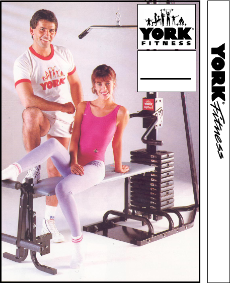 Manual York Fitness 1001 Multi gym