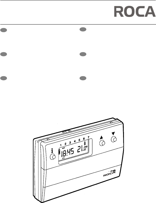 Manual de uso Roca TX 400 Termostato