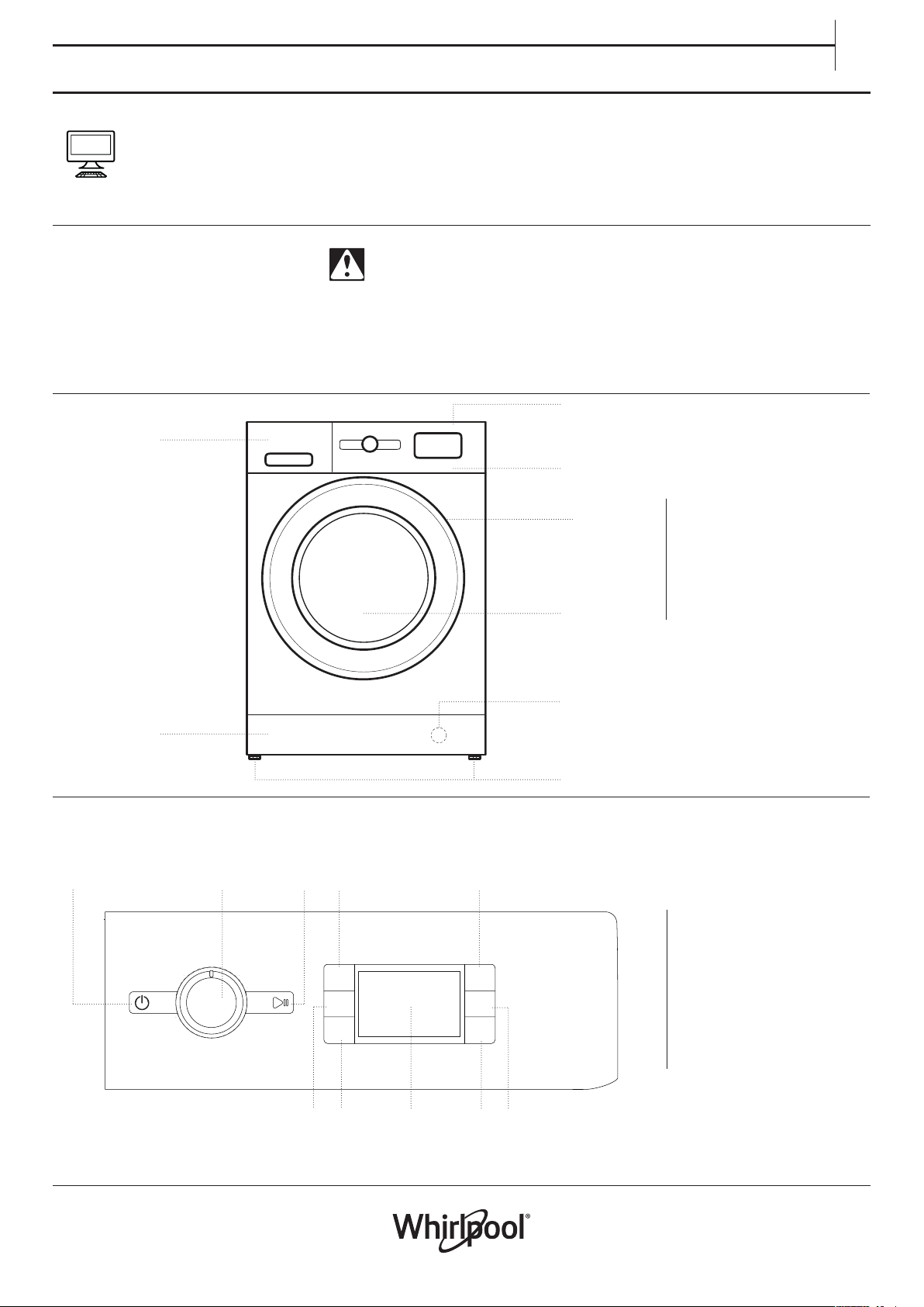 Руководство Whirlpool FFWDB 976258 BV EE Стиральная машина с сушилкой