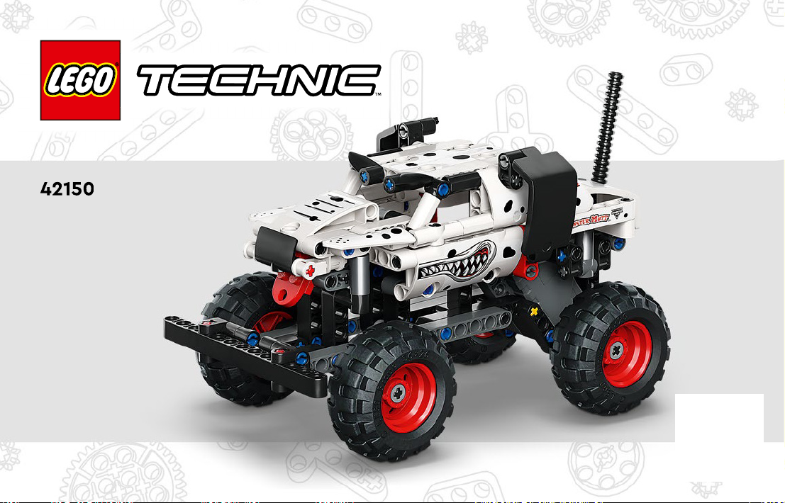 Manual Lego Set Technic Monster Jam Monster Mutt Dalmatian