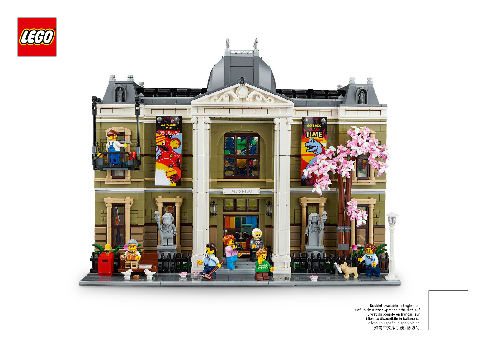 Návod Lego set 10326 Icons Prírodovedné múzeum