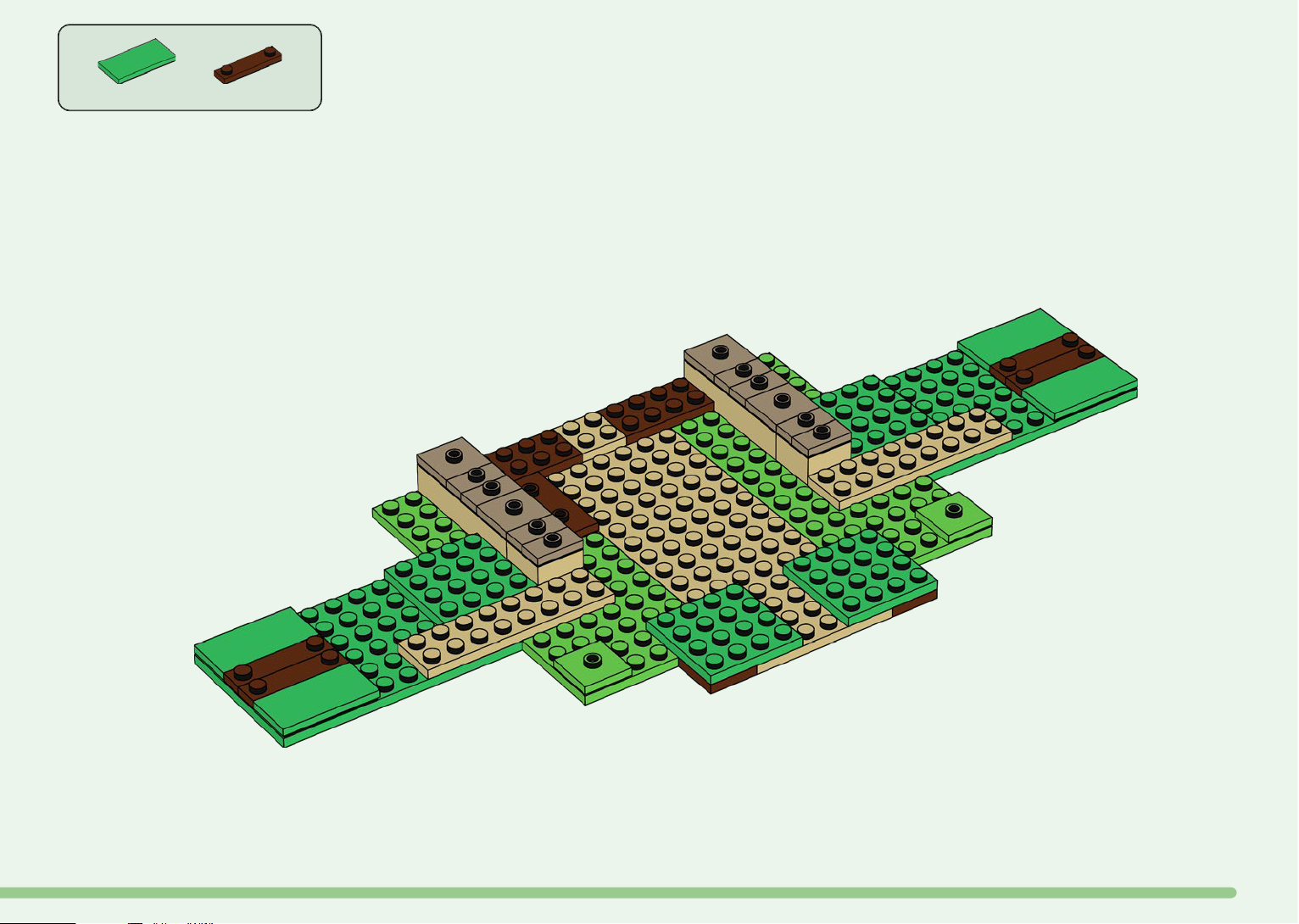 説明書 レゴ set 21250 マインクラフト アイアンゴーレムの要塞 - ページ 23