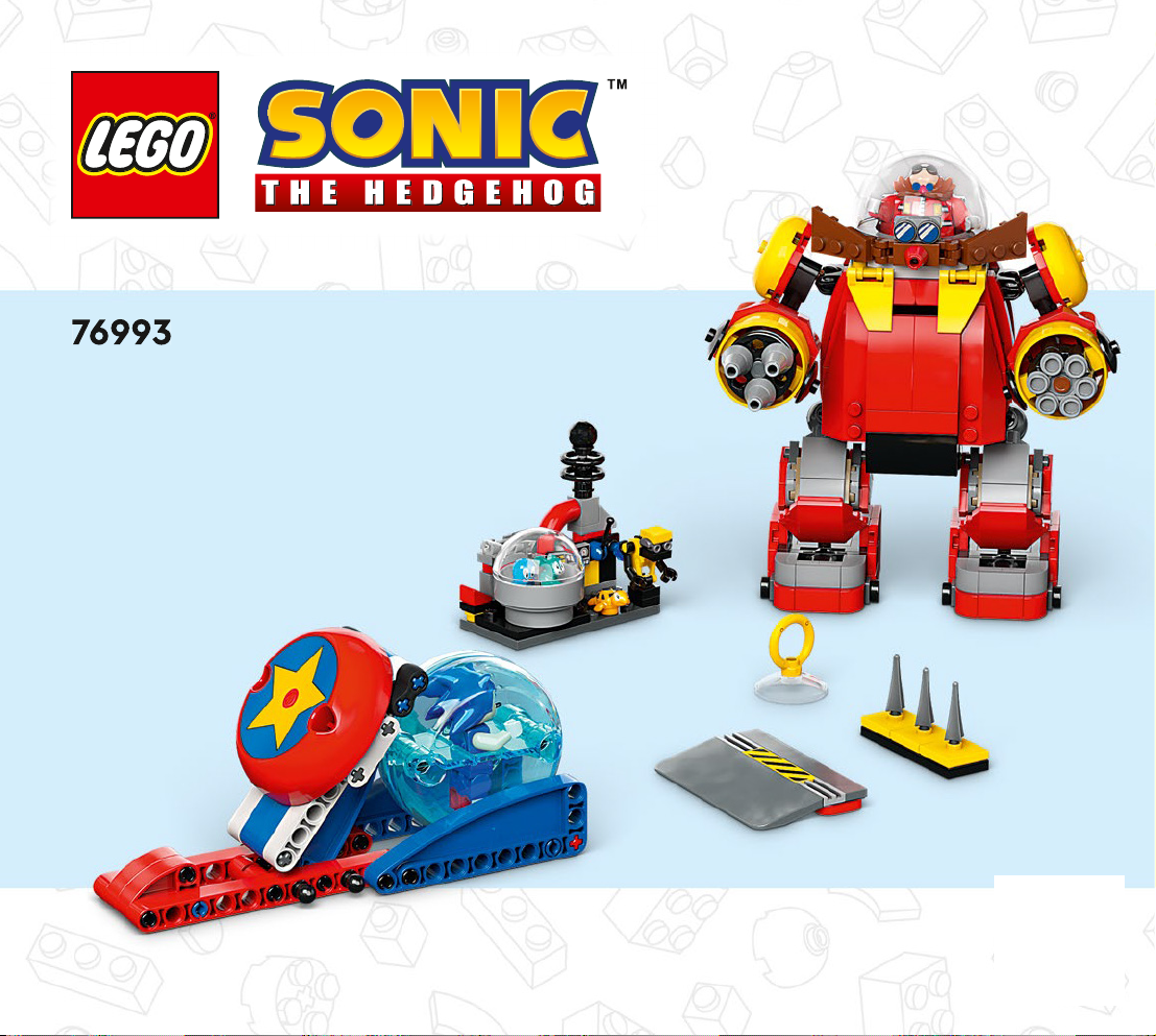 Manual Lego set 76993 Sonic the Hedgehog Sonic Contra o Robô Gigante de ...