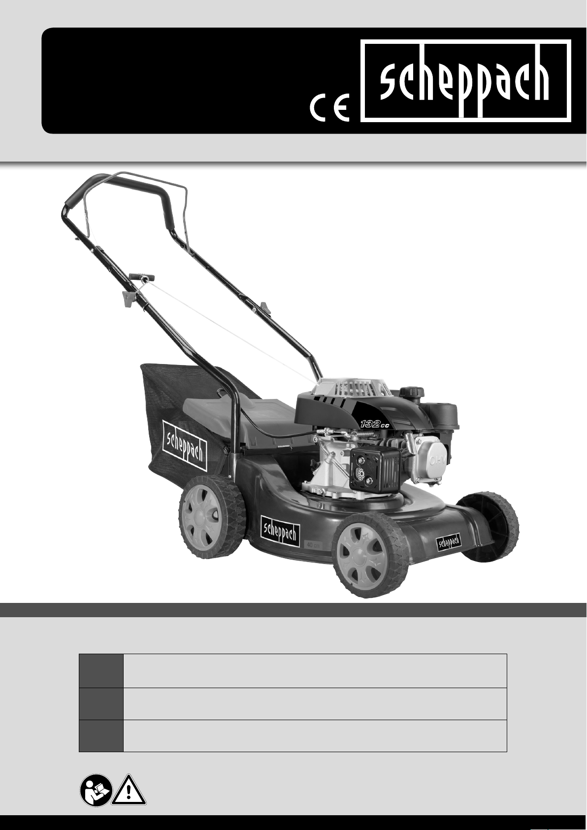 Bedienungsanleitung Scheppach MP13240 Rasenmäher