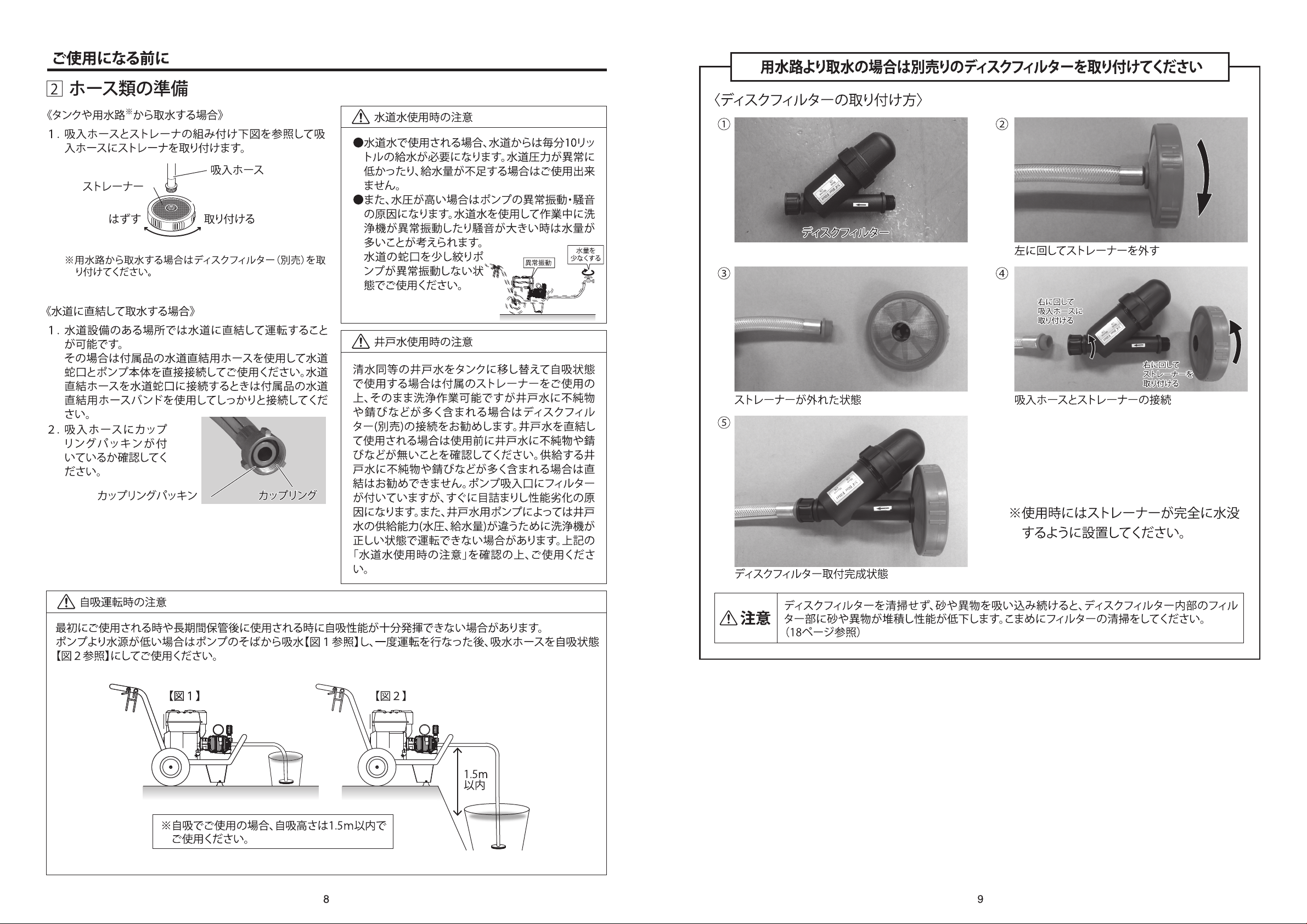 説明書 工進 JCE-1510UK 圧力洗浄機 - ページ 5