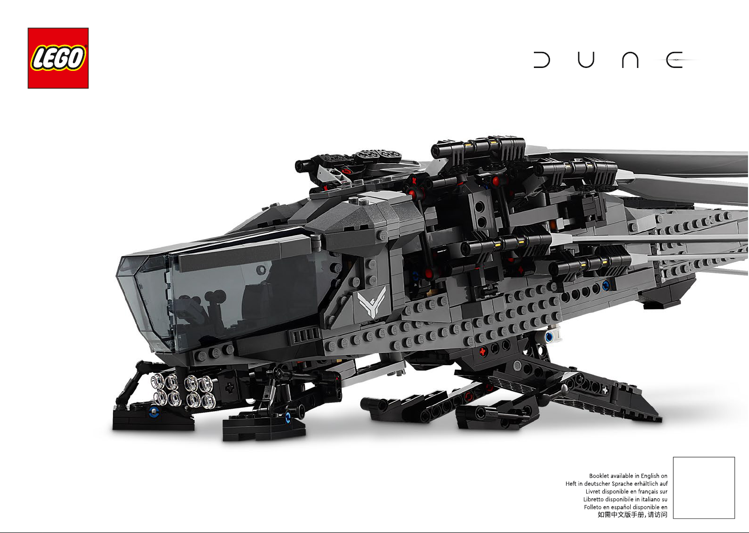 Manual Lego Set Icons Dune Atreides Royal Ornithopter