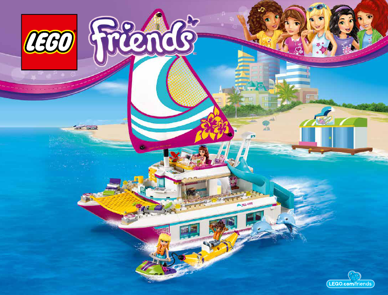 lego friends yacht 41317 bauanleitung