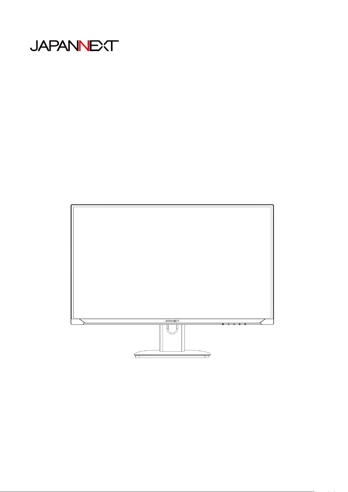 説明書 ジャパンネクス JN-IPS27G200F-W 液晶モニター