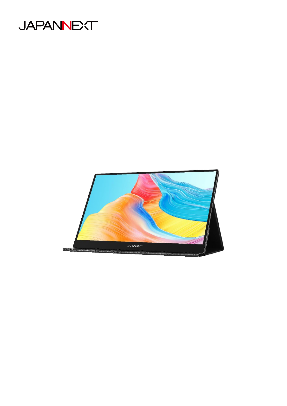 説明書 ジャパンネクス JN-MD-IPST156U 液晶モニター