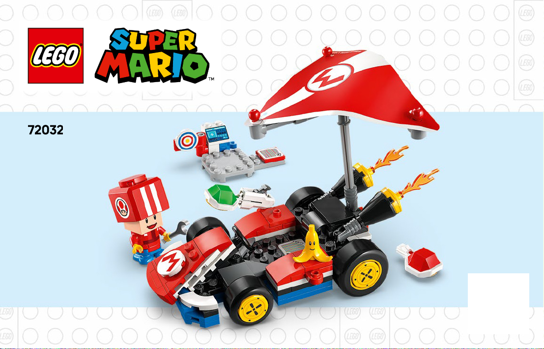 Manual Lego Set 72032 Super Mario Mario Kart - Standard Kart