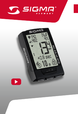 Bedienungsanleitung Sigma BC 23.16 STS Fahrradcomputer