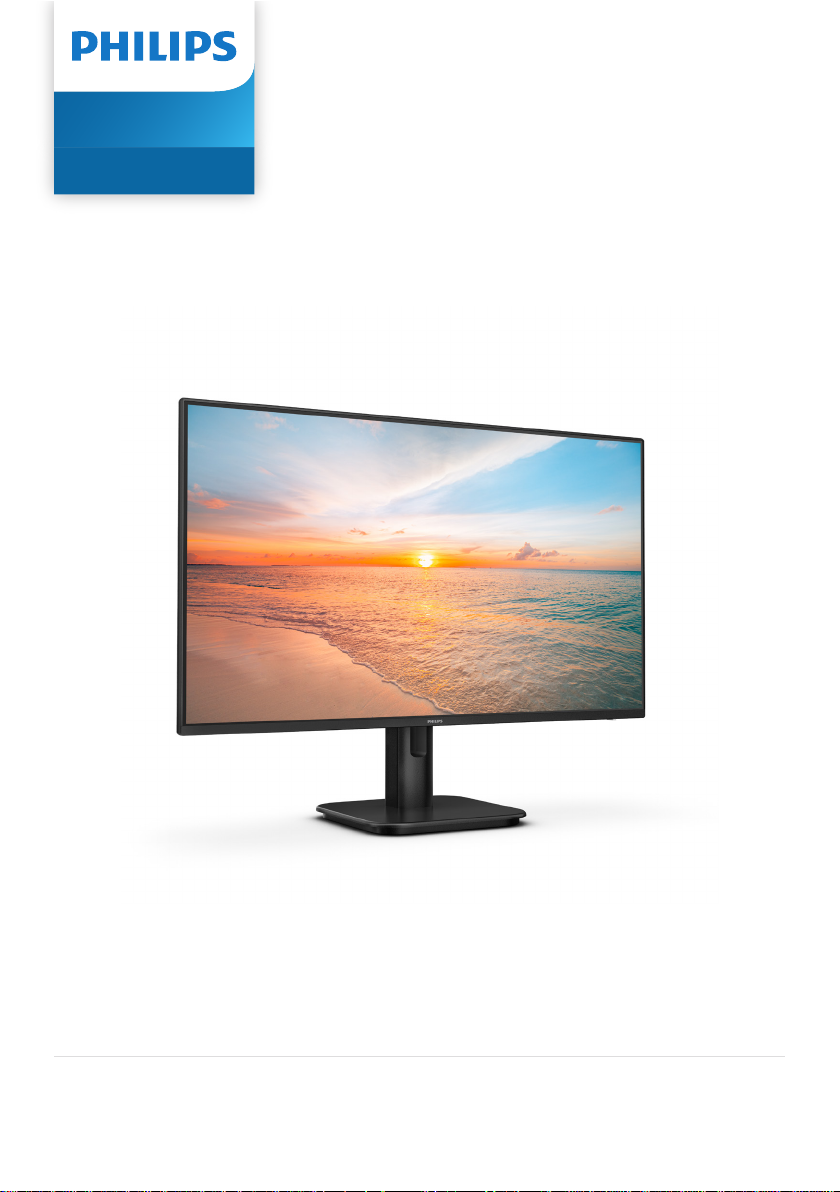 説明書 フィリップス 24E1N1200A LEDモニター