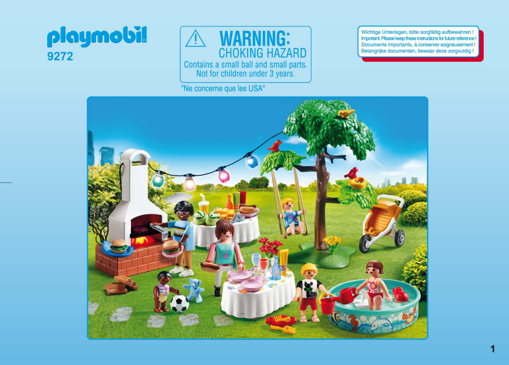 Fiesta en el jardin playmobil online