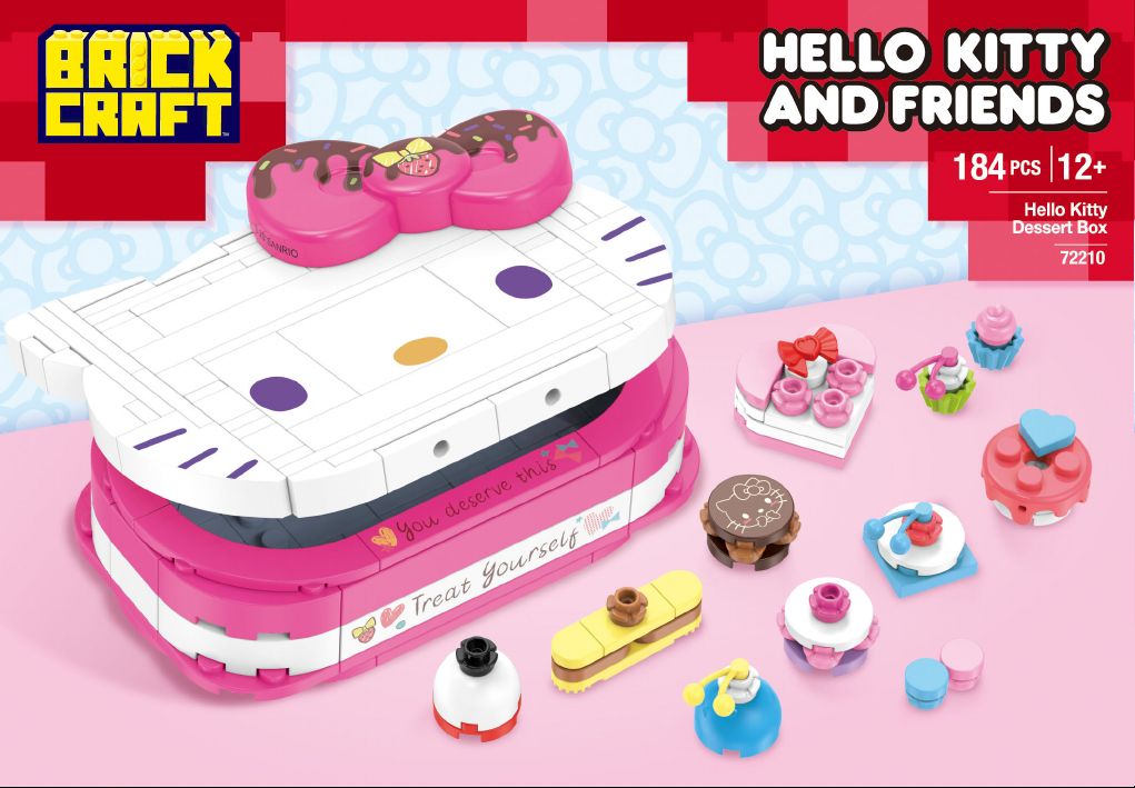 Manual Brickcraft set 72210 Hello Kitty Dessert box