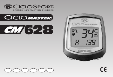 Bedienungsanleitung CicloSport CicloMaster CM 628 Fahrradcomputer