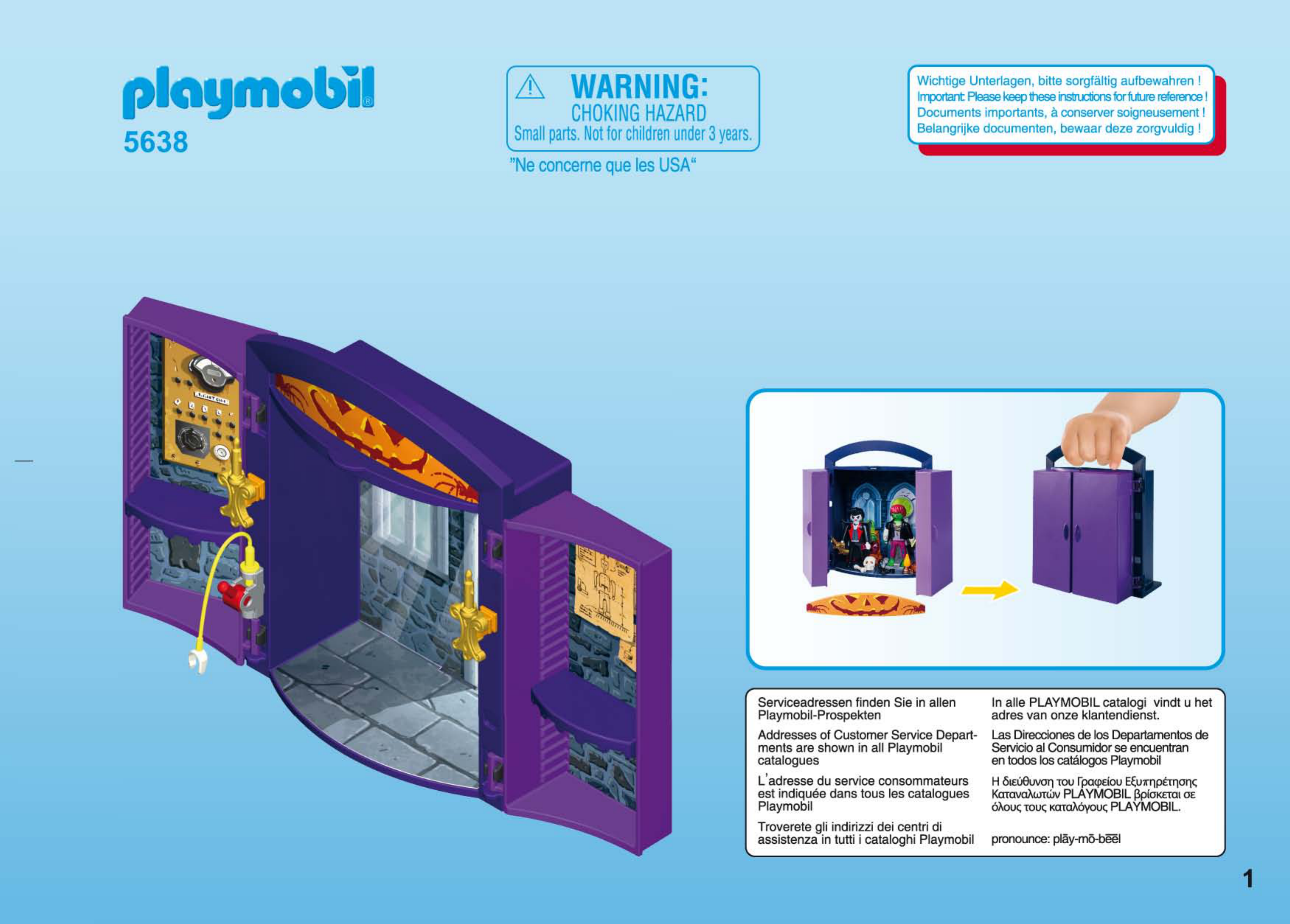 Cofre casa encantada playmobil online