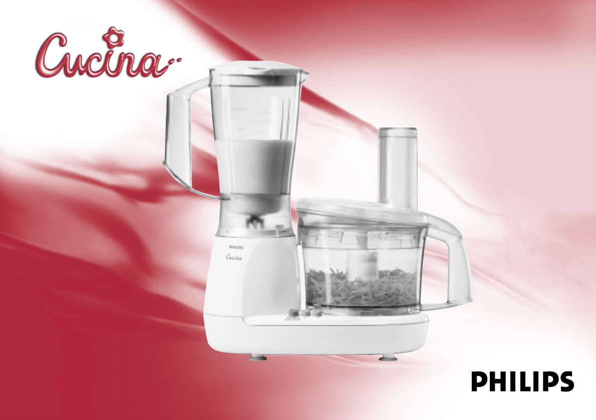 Руководство Philips HR7638 Cucina Кухонный комбайн