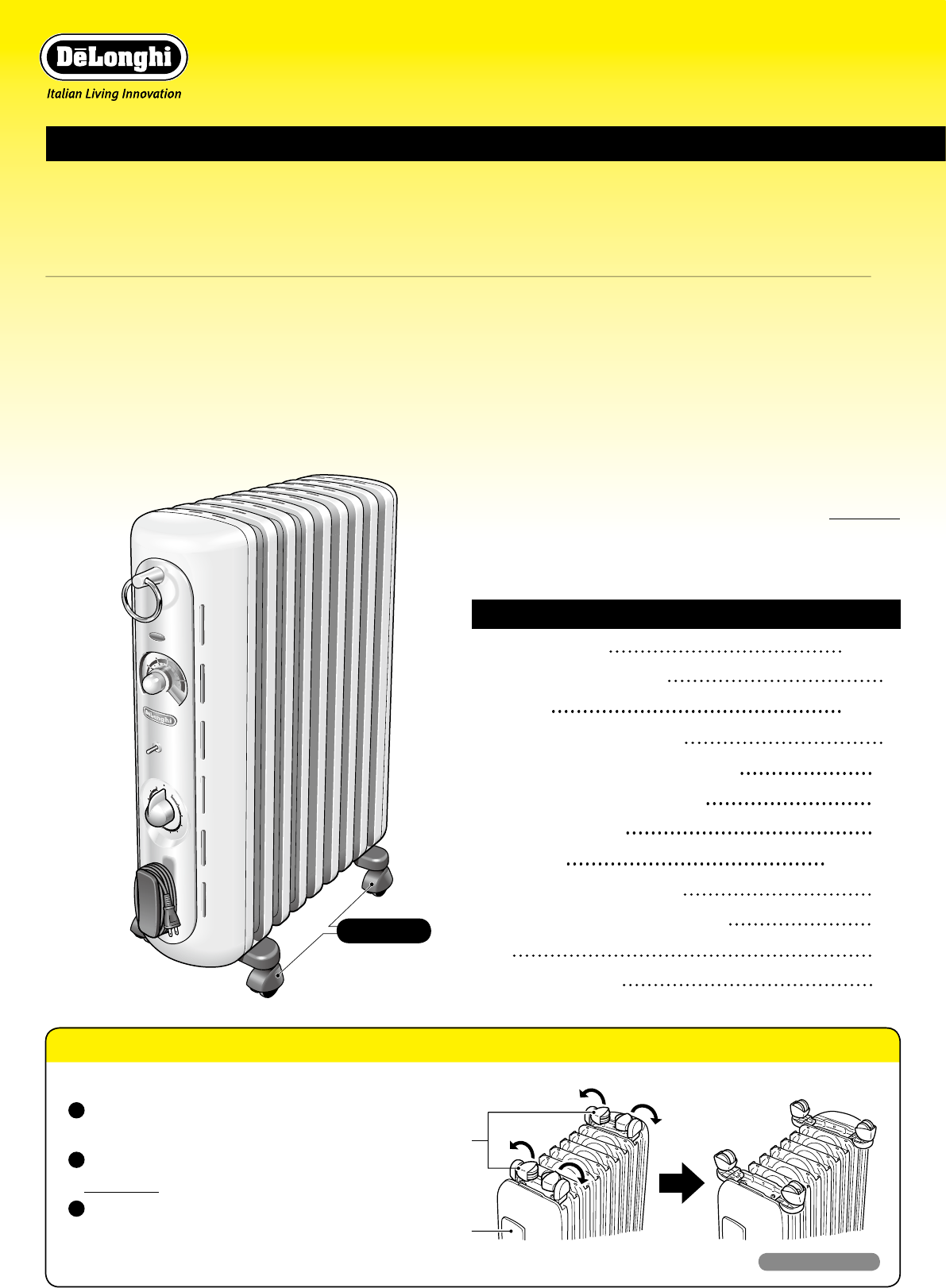 説明書 デロンギ R910912TFG ヒーター