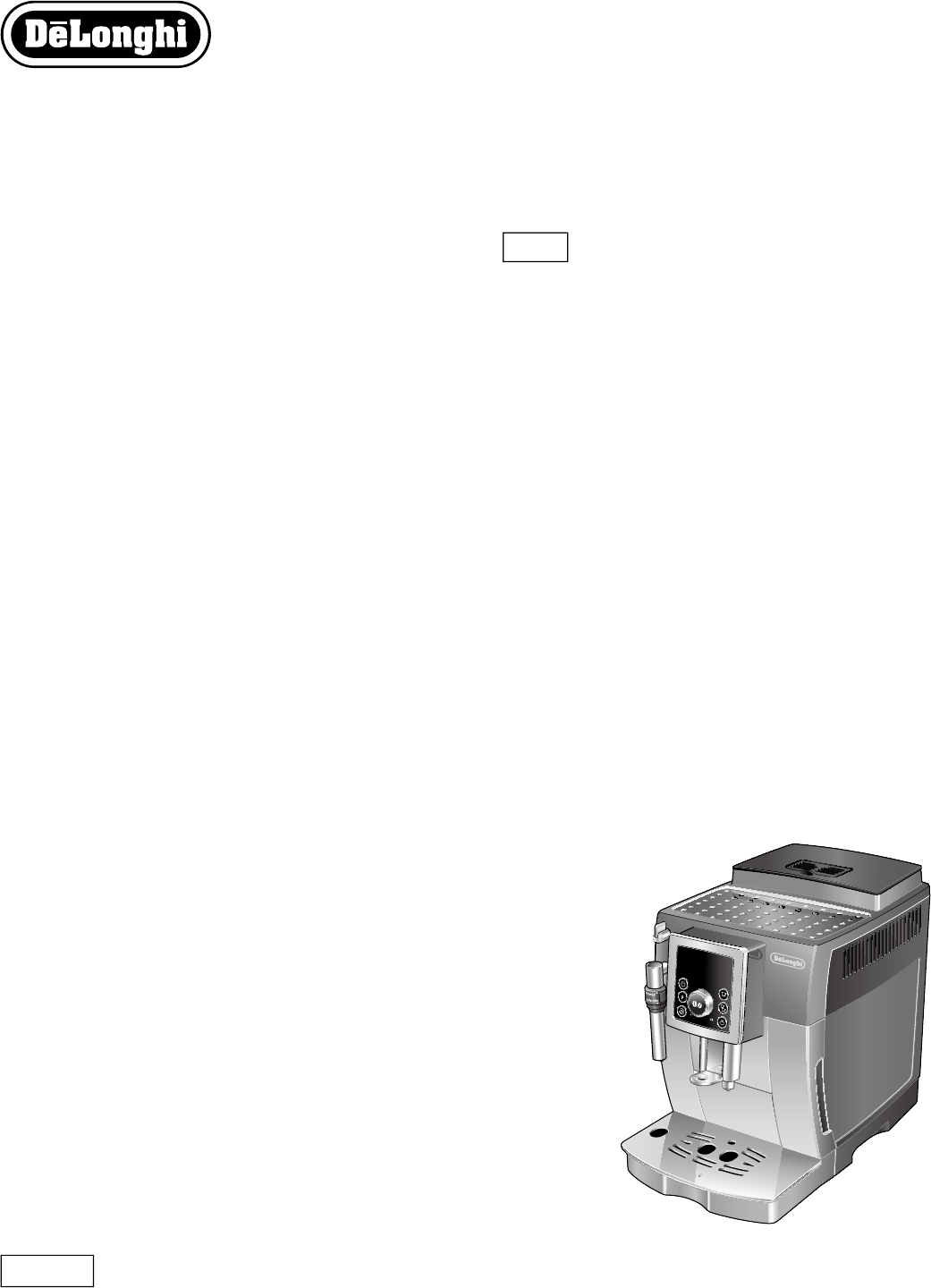 説明書 デロンギ ECAM23420SB コーヒーマシン