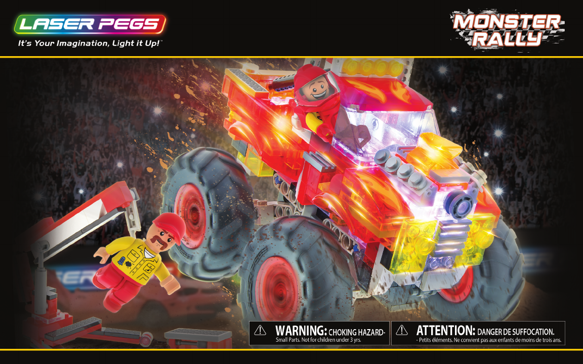 Manual Laser Pegs set 18200 Monster Rally Fires fury
