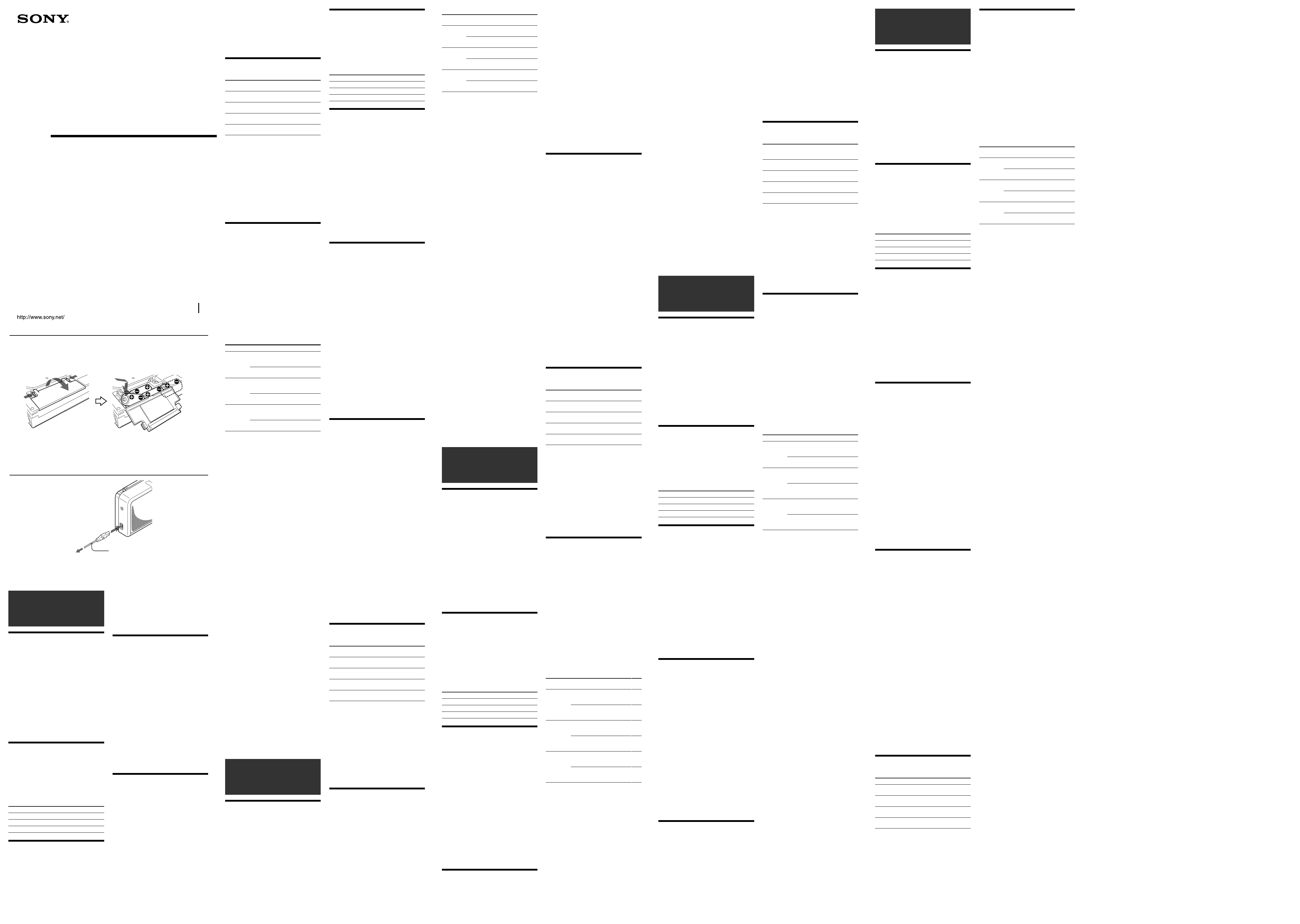 Mode d'emploi Sony ICF-M770SL (Français - 2 des pages