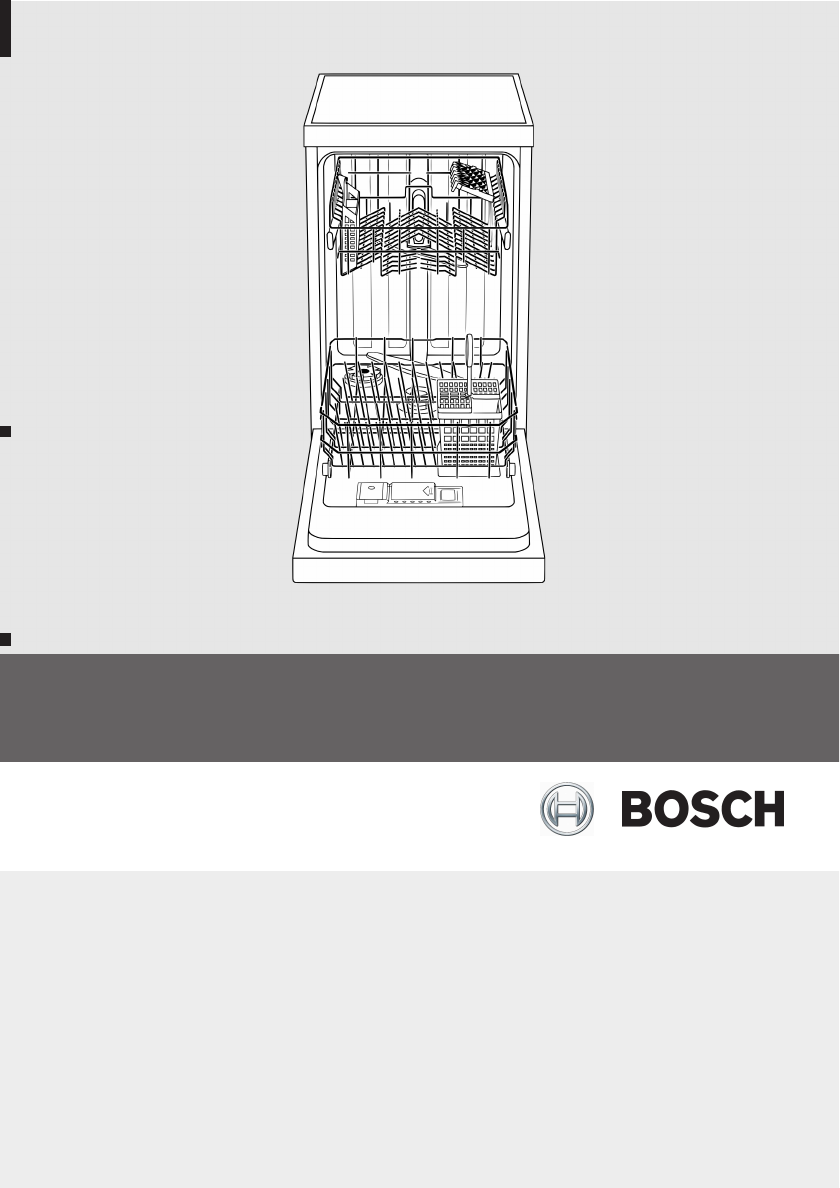 Руководство Bosch SRV43M03EU Посудомоечная машина