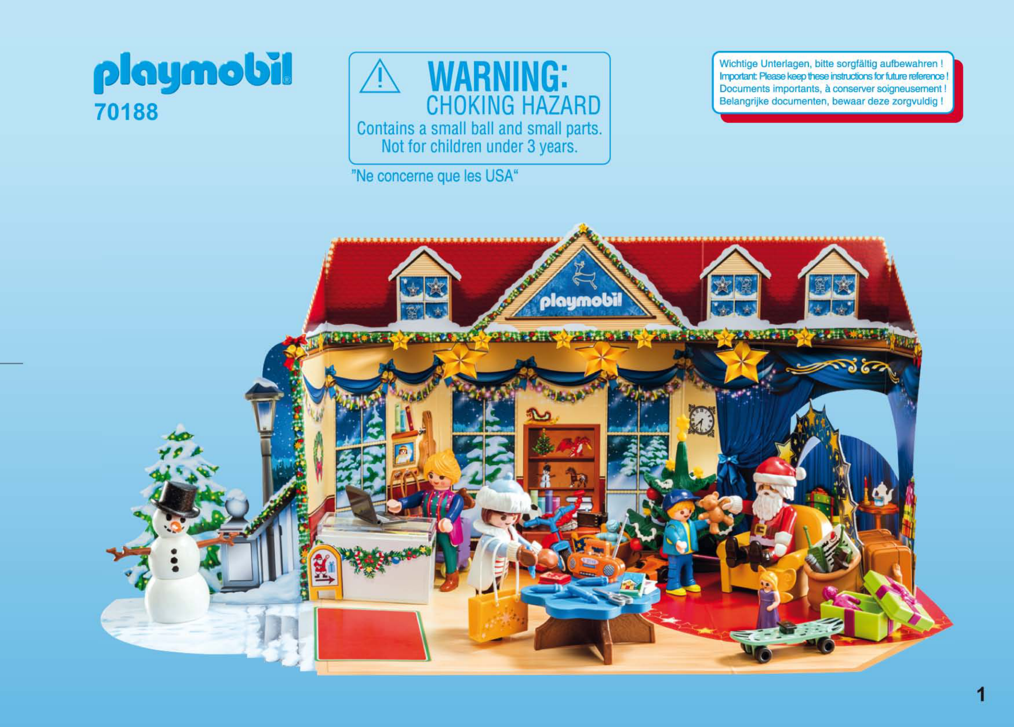 Playmobil - Kerst - 4150 + 4154 - 2x Nouveaux Calendriers De L Avent 2000 A Nos Jours Allemagne