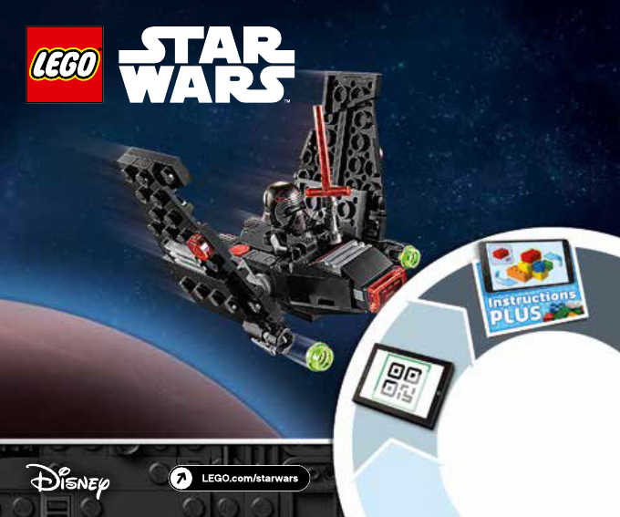 Kayttoohje Lego set 75264 Star Wars Kylo Renin sukkula mikrohavittaja