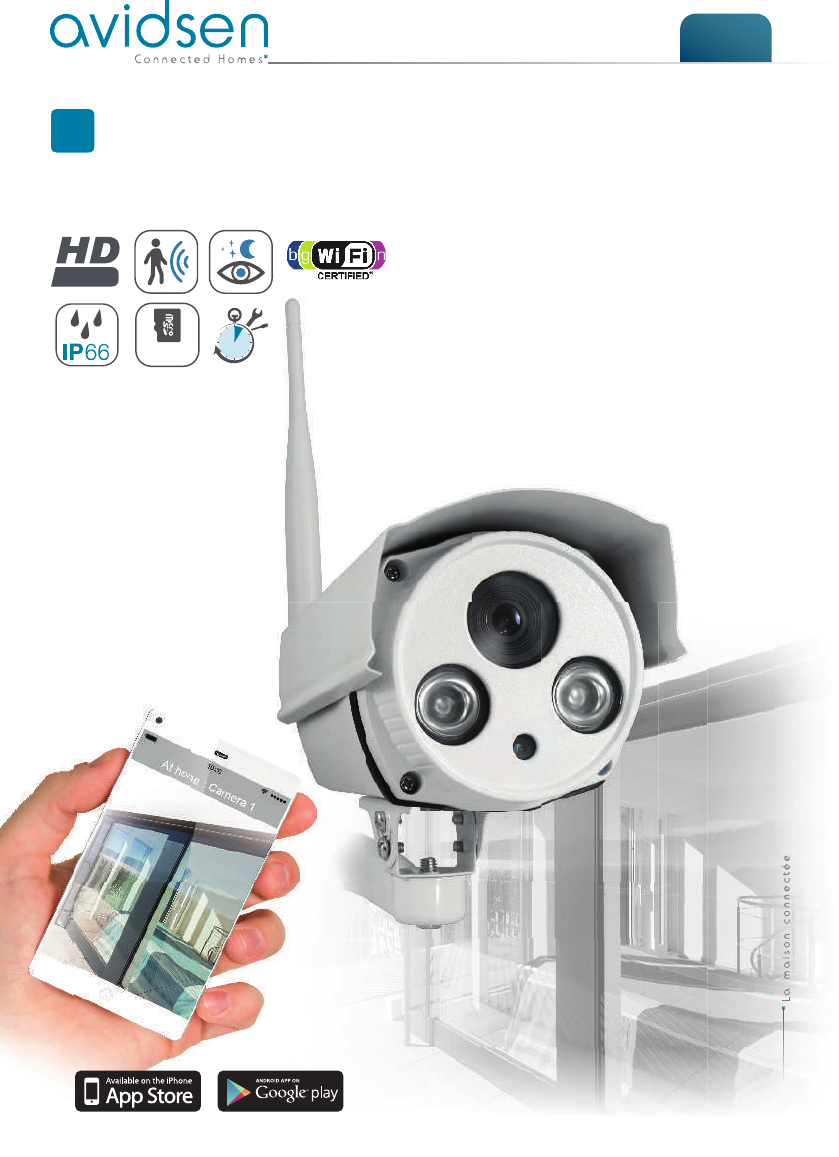 Aviden HomeCam WR (rif. 127052) Telecamera IP Wifi per esterni