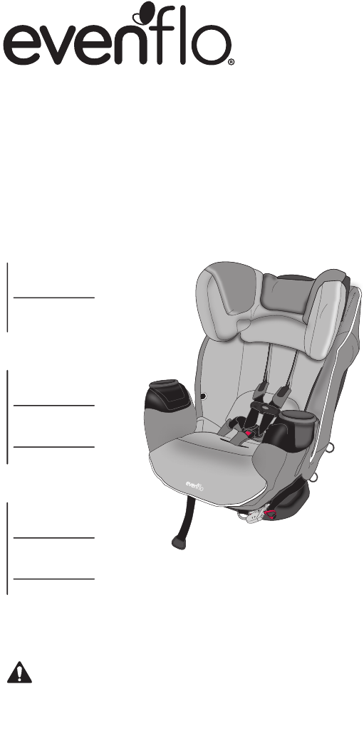 Manual Evenflo SafeMax All in One SensorSafe Car Seat