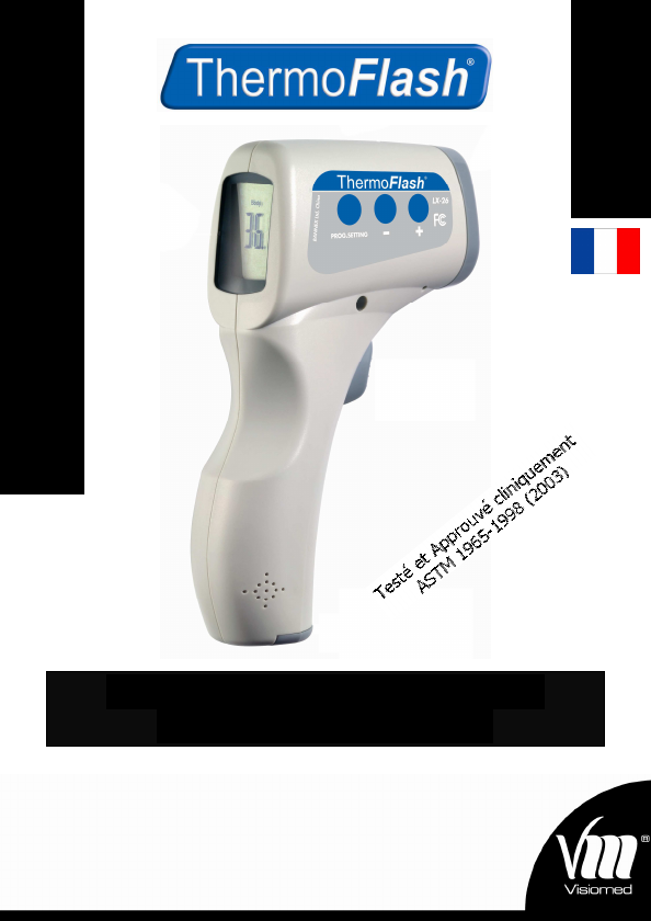 Mode d’emploi Visiomed LX26 ThermoFlash Thermomètre — free download