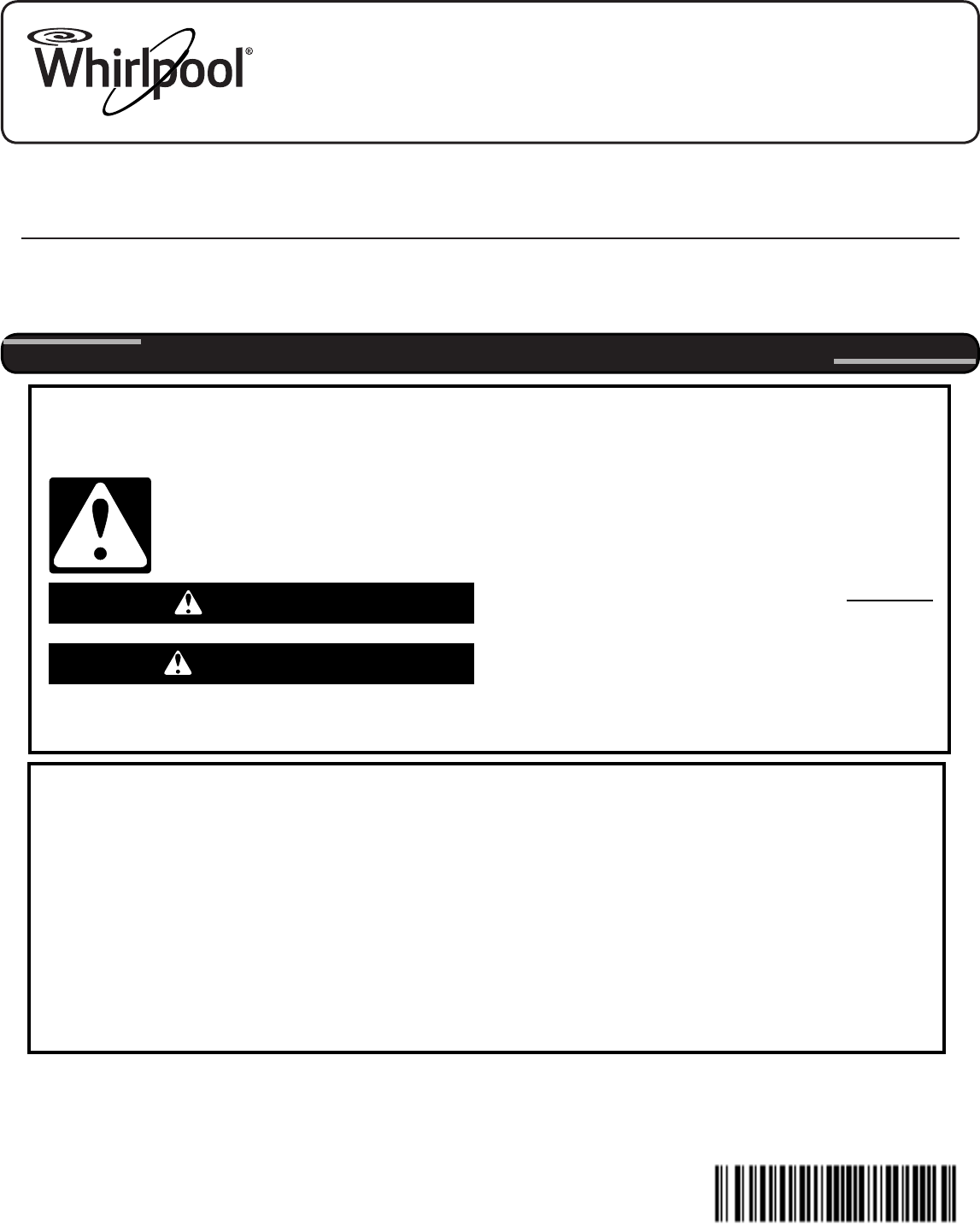 Manual Whirlpool WMH53521HZ Microwave