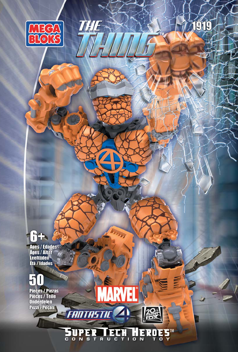 Manual Mega Bloks set 1919 Marvel The Thing