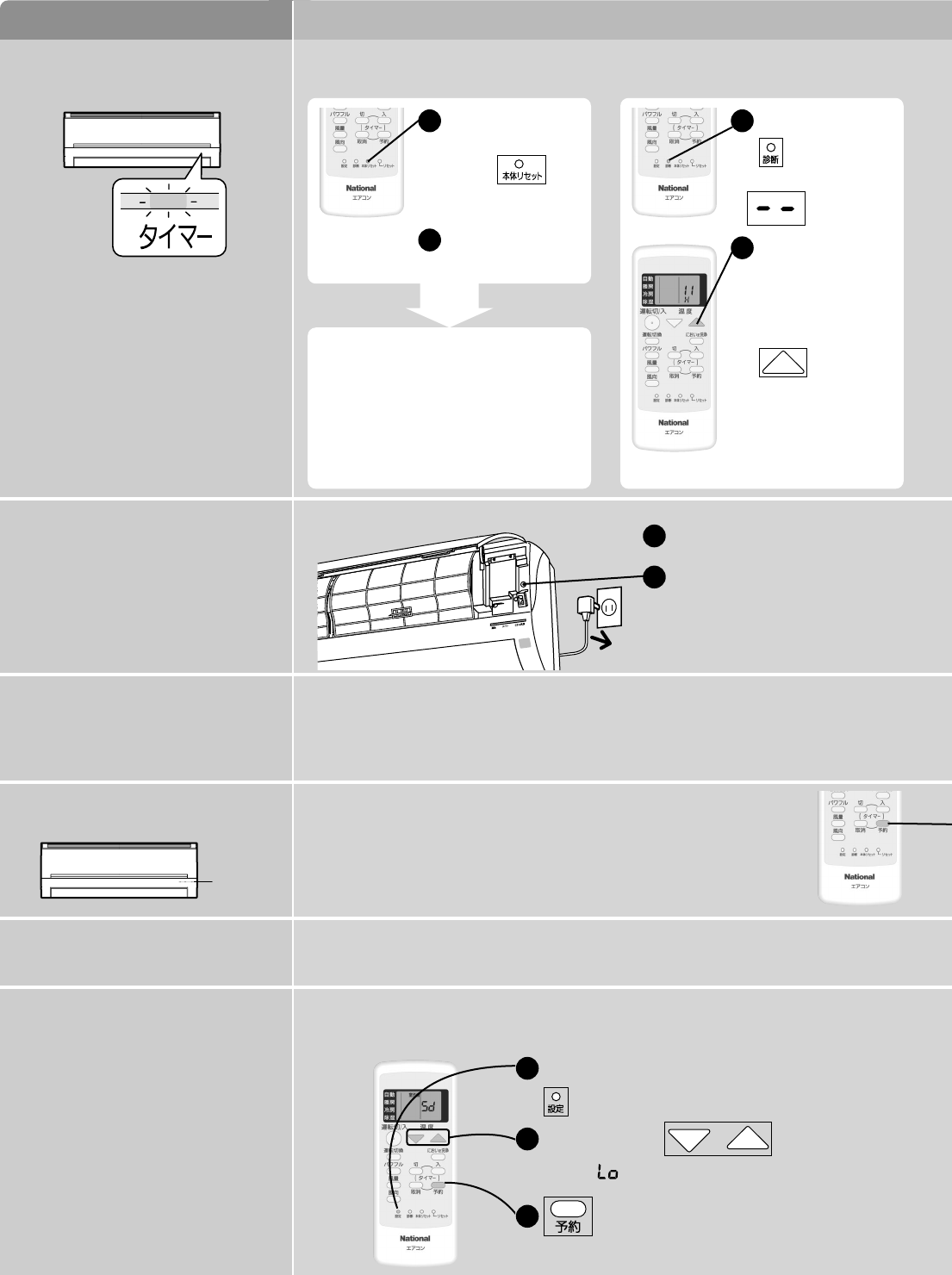 説明書 ナショナル CS-226TB エアコン - ページ 14