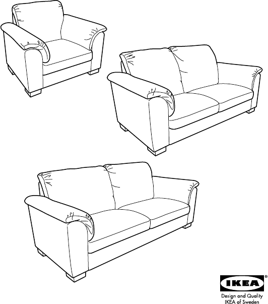 説明書 イケア TIDAFORS ソファー