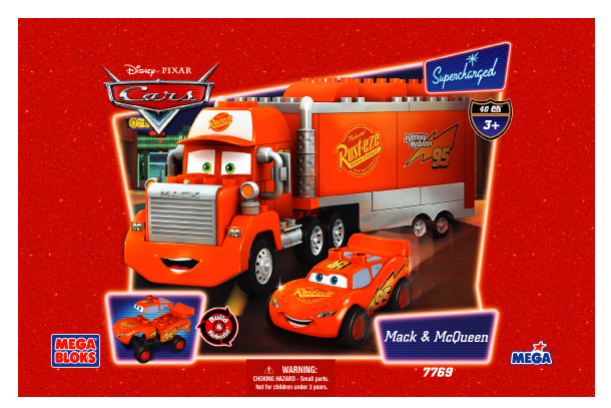 Mode d emploi Mega Bloks set 7769 Cars Mack et McQueen