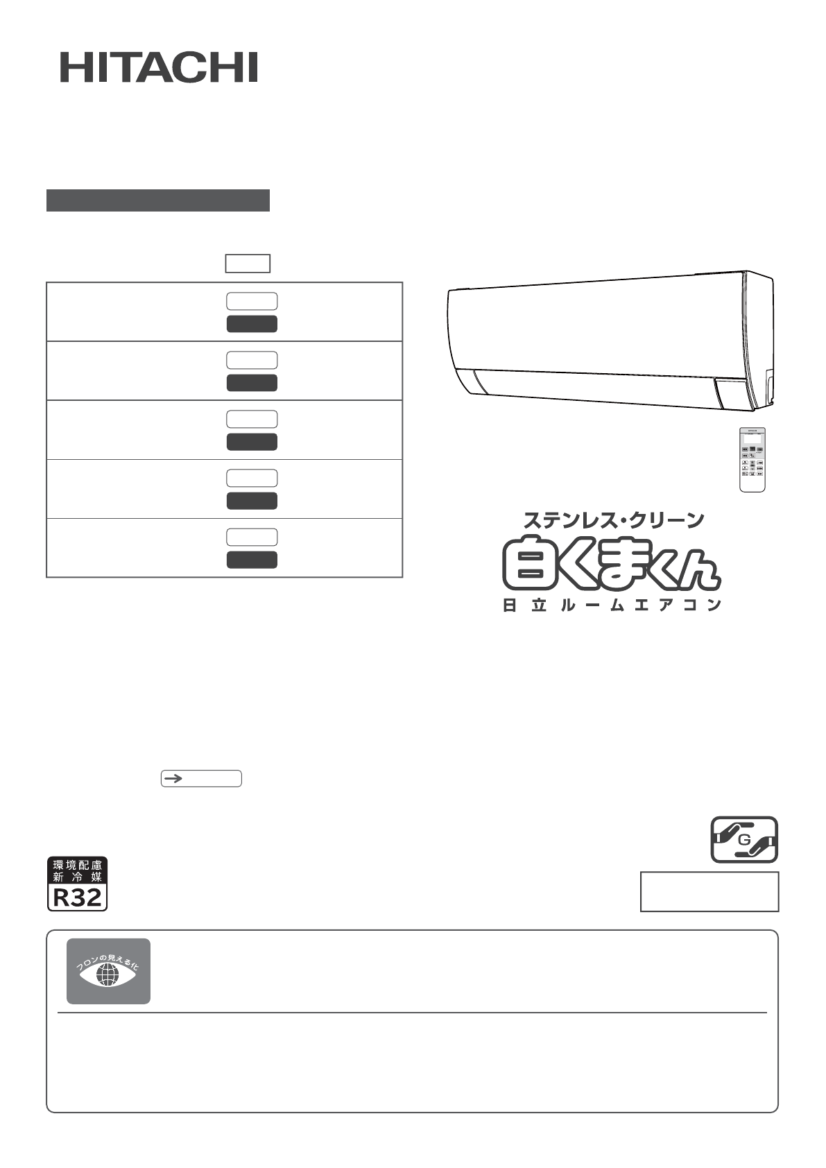 説明書 日立 RAS-HM28G エアコン 説明書 日立 RAS-HM28G エアコン