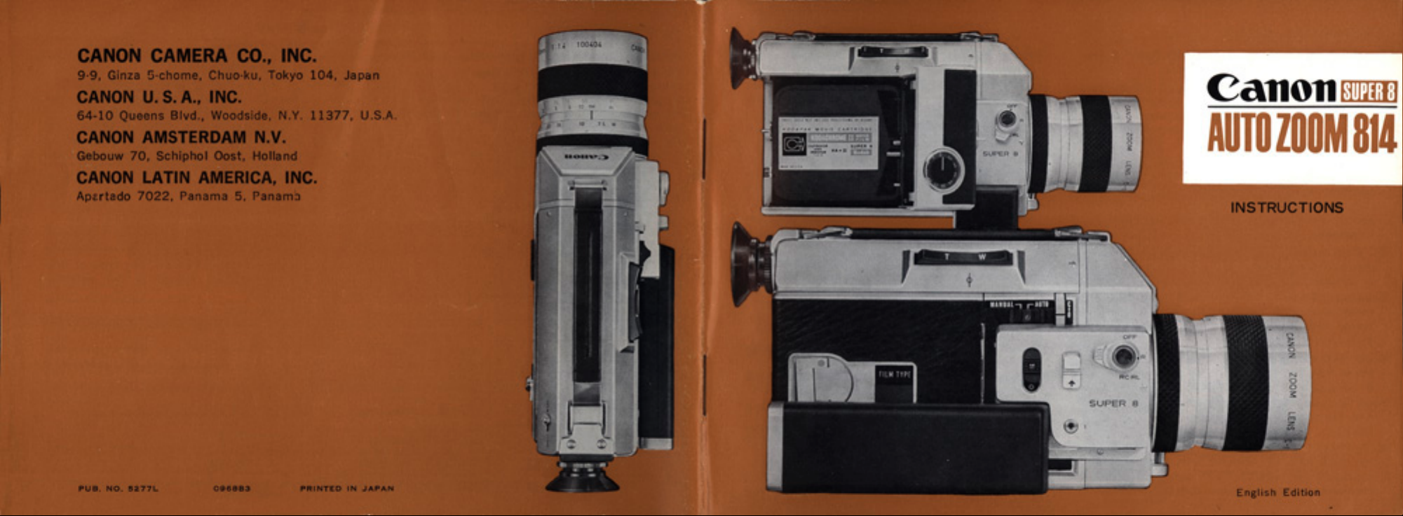 Manual Canon Auto Zoom 814 Camcorder