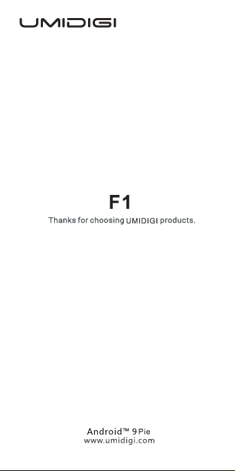 説明書 Umidigi F1 携帯電話