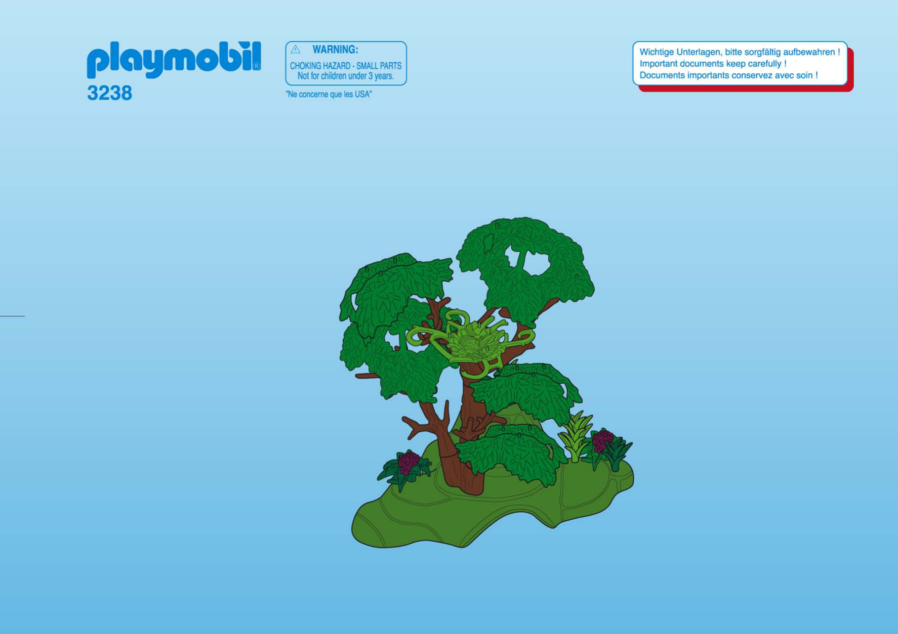 Playmobil System X Zoo Entrance Sign 3240 Yellow