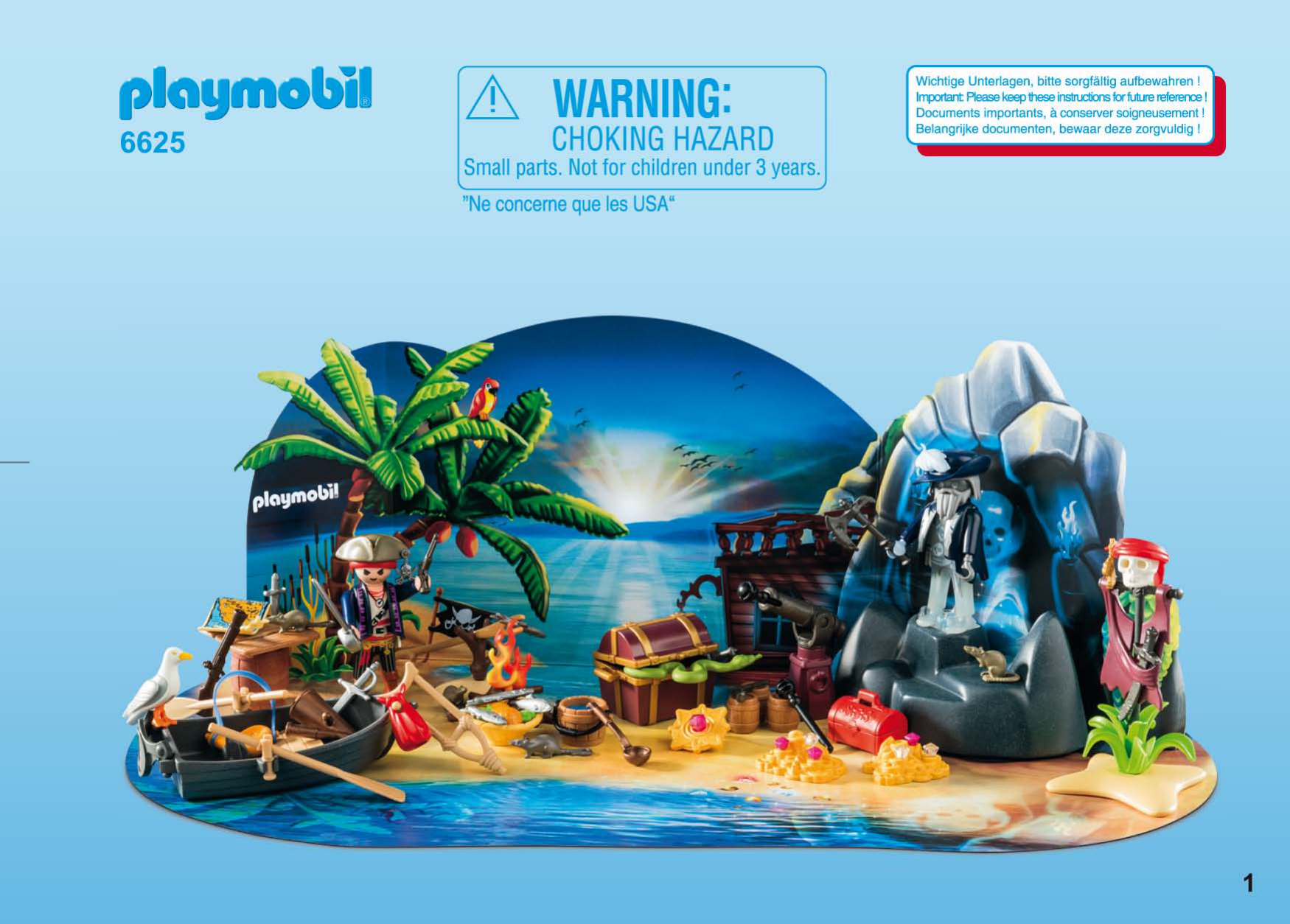 PLAYMOBIL DRAGON DU 5493 Tresor Royal Du Dragon Asiatique Chateau EUR 3