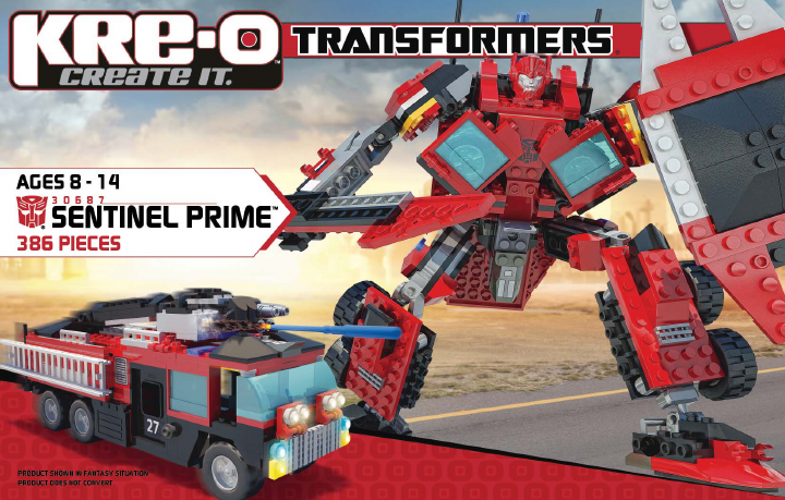 Manuale Kre-O set 30687 Transformers Sentinel Prime