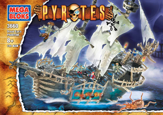 Mega bloks pyrates dread eye's phantom online