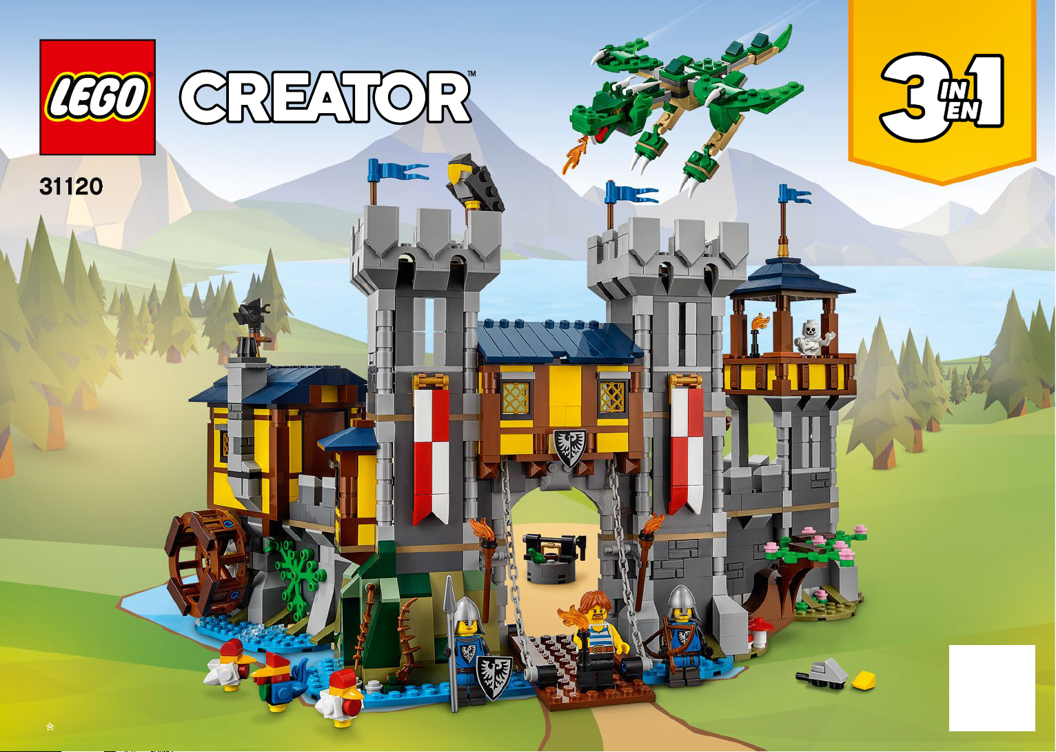 Manual Lego Set 31120 Creator Medieval Castle