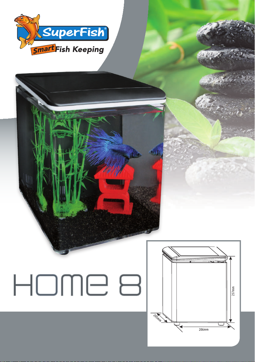 Aquamanaページ Handleiding SuperFish Home 8 Aquarium