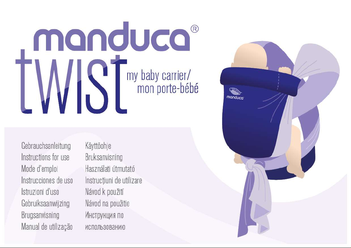 Mode d emploi Manduca Twist Porte bebe