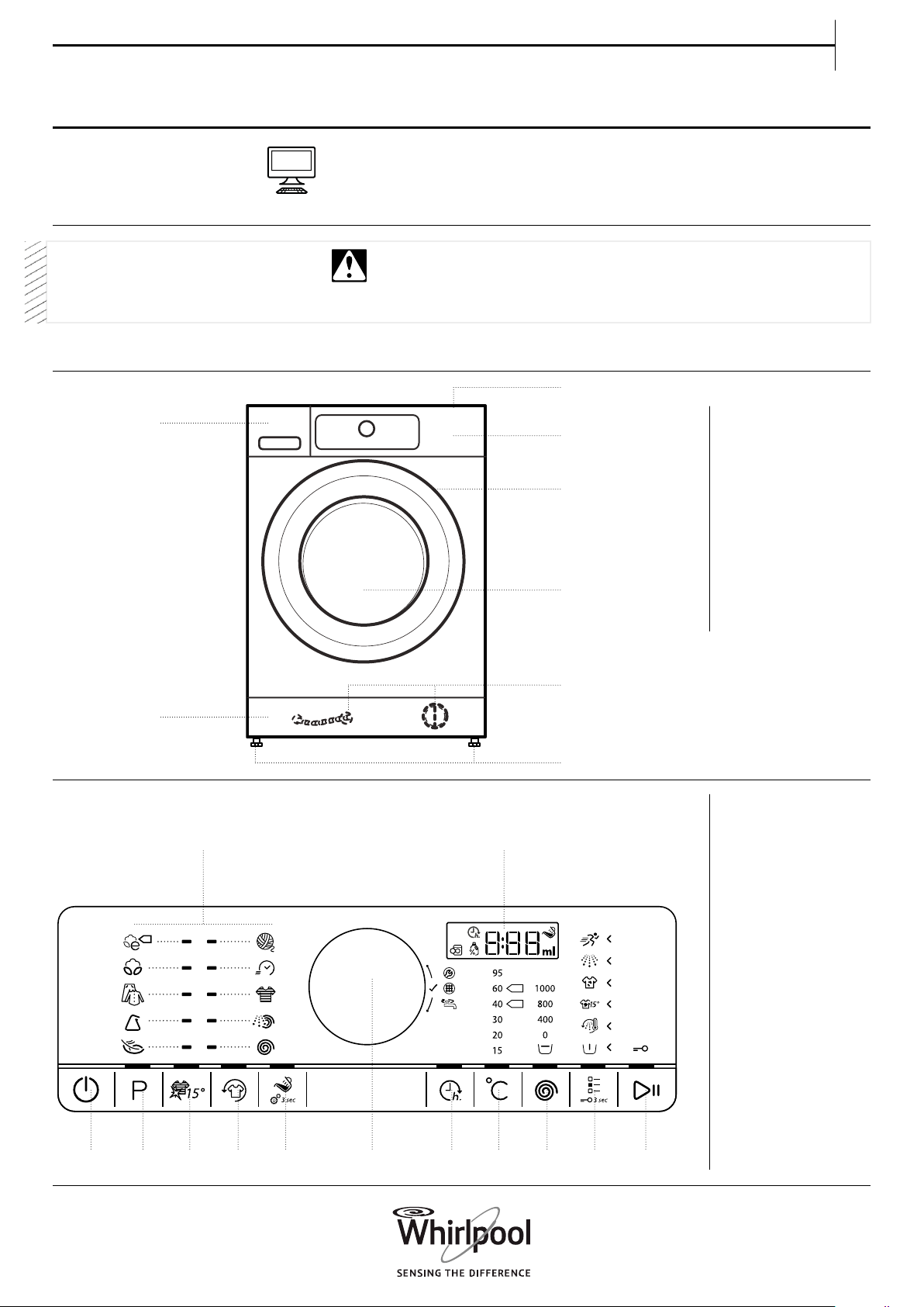 Руководство Whirlpool FSCR 90420 Стиральная машина