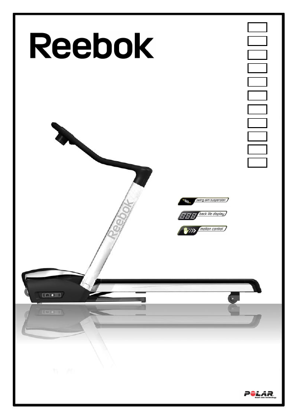 Manual Reebok T5.1 Treadmill