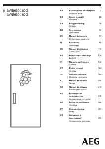 Manual AEG SWE66001DG Frigorífico