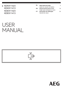 Manual AEG KDE911423B Máquina vácuo